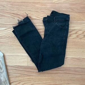 MOTHER Insider Crop Step Fray Jean 27
